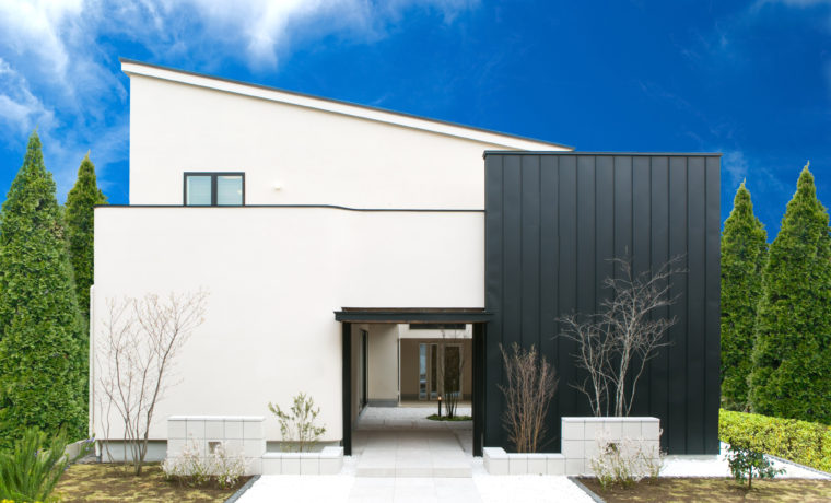 シンプルな住宅外観