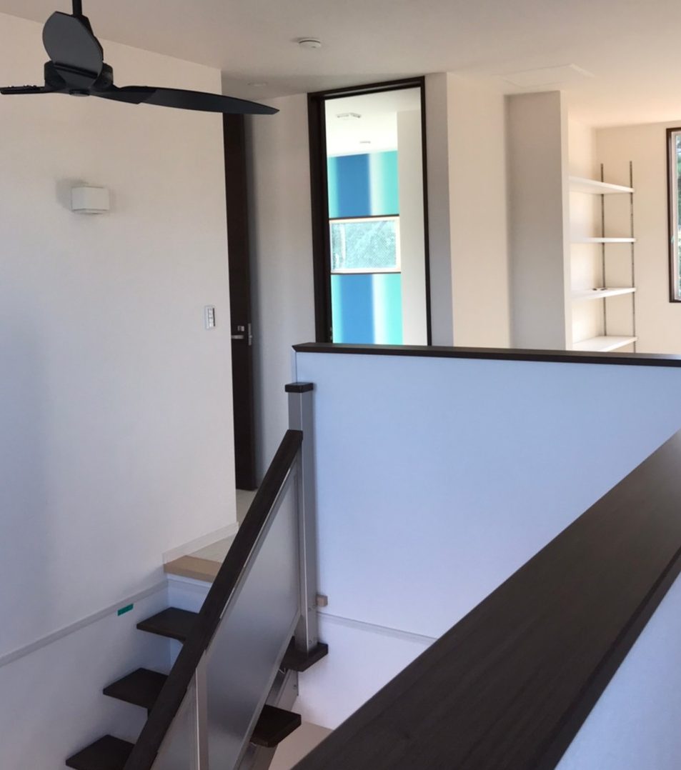 2階リビングの搬入経路