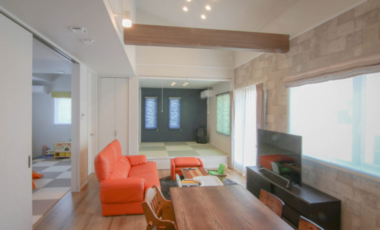 コンパクトでもおしゃれなリビング