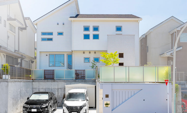 シンプルモダンの注文住宅外観